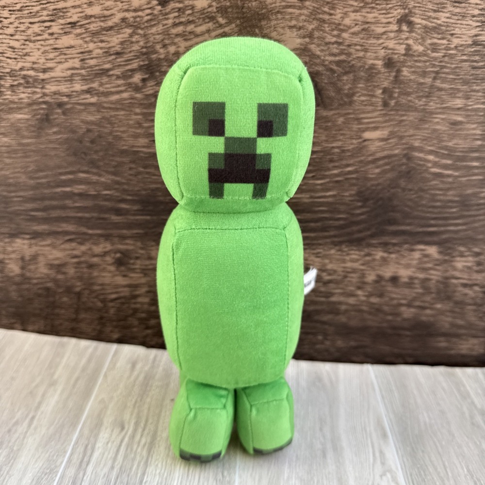 Minecraft Green Creeper‎ Plush Toy-Toy Factory Stuffed 8"